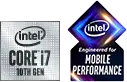 Intel Core i7 et logo performance mobile