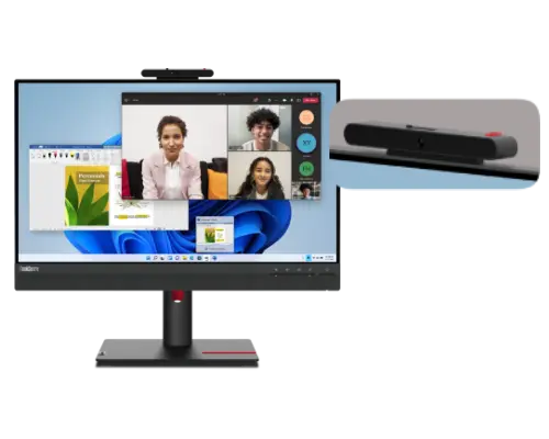 ThinkCentre Tiny-In-One (TIO) 24 Gen 5 Touch with 1080p RGB webcam