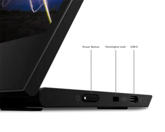 ThinkVision M15 portable Monitor, multitasking, USB Type-C<sup>2