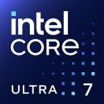 Procesador Intel Core Ultra 7 sobre fondo oscuro, representando el rendimiento en laptops Lenovo de última generación
