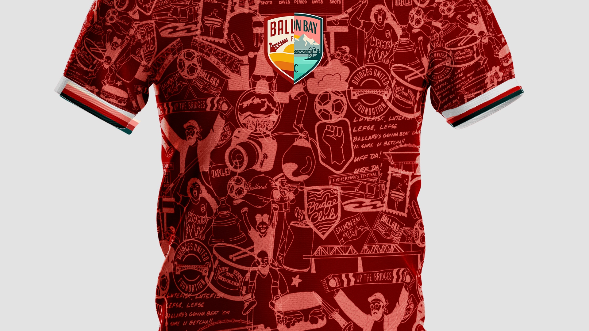 12th Player Kit red jersey