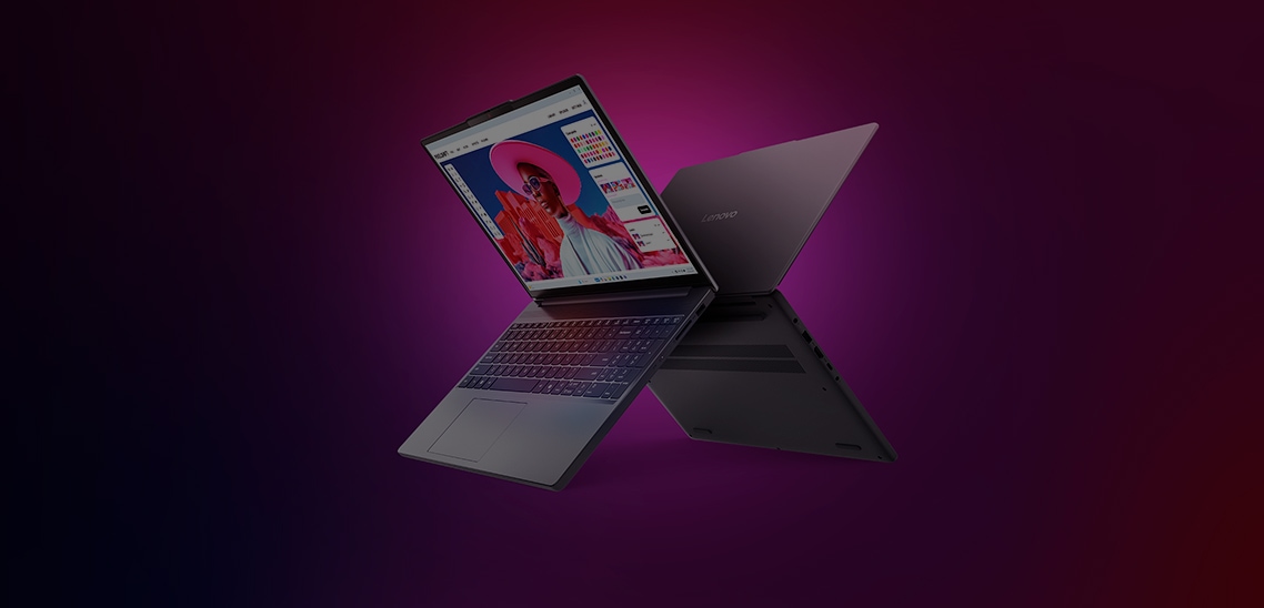 Lenovo IdeaPad Slim 3i Gen 11 15-inch laptop in a sleek, thin design, shown open with display on, highlighting everyday performance and portability.
