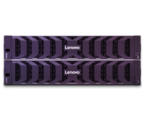 Lenovo Unified Storage - front facing 3 stack