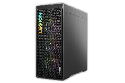 Angled view of Lenovo Legion 7i tower pc