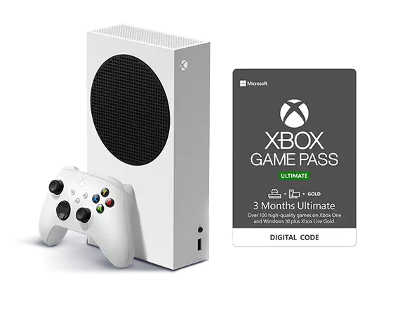 

Microsoft Xbox Series S + Xbox Game Pass Ultimate 3 Month Membership