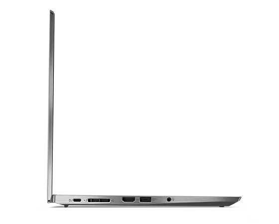 Vue latérale gauche du portable Thinkpad T14s, gris