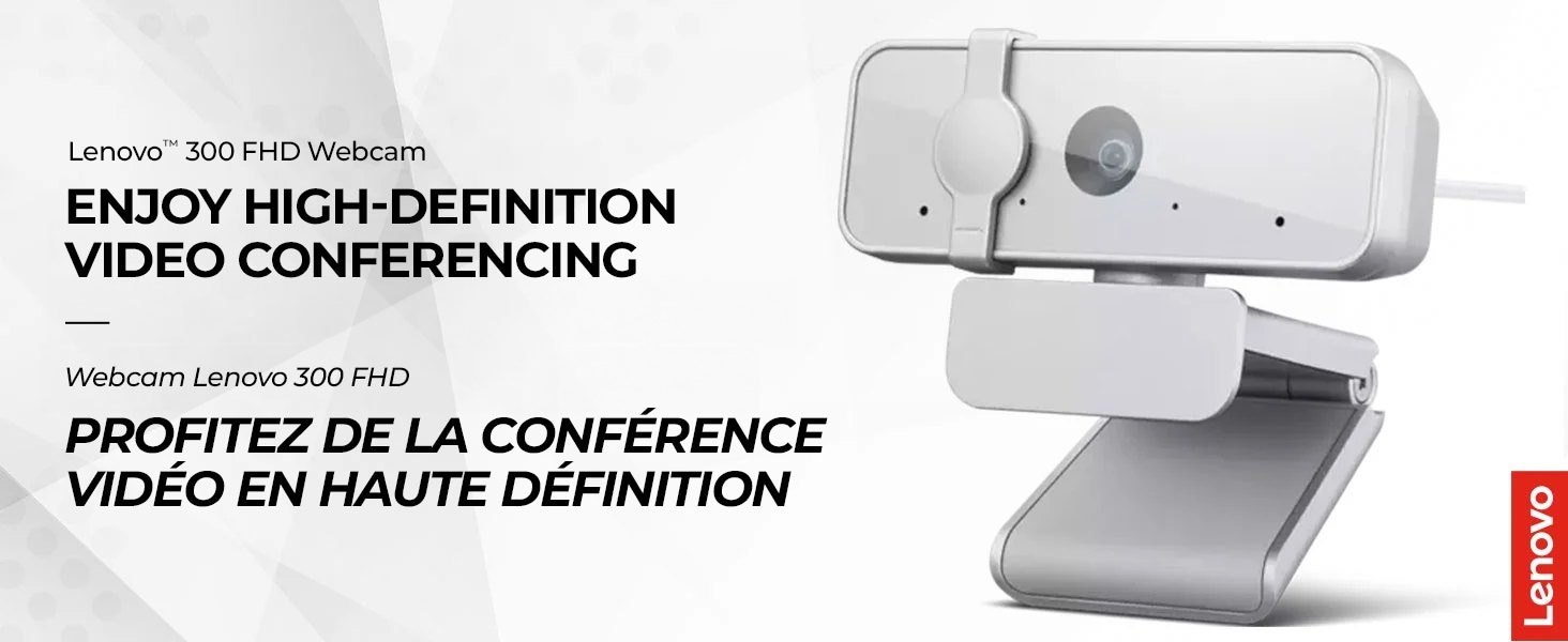 Lenovo 300 FHD Webcam | GXC1B34793 | Lenovo CA