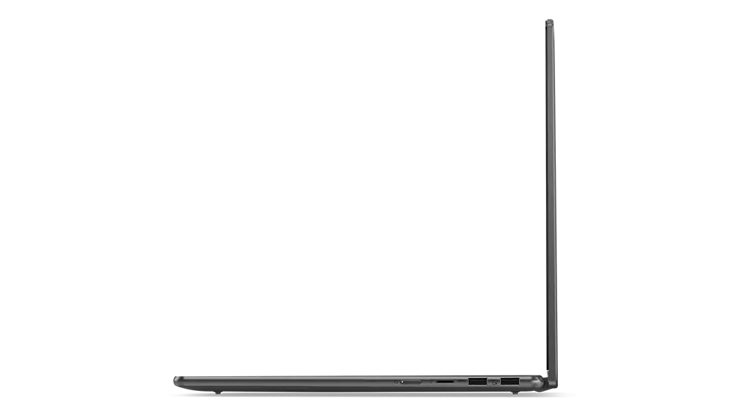 Vue latérale gauche du portable Yoga 7i Gen 8