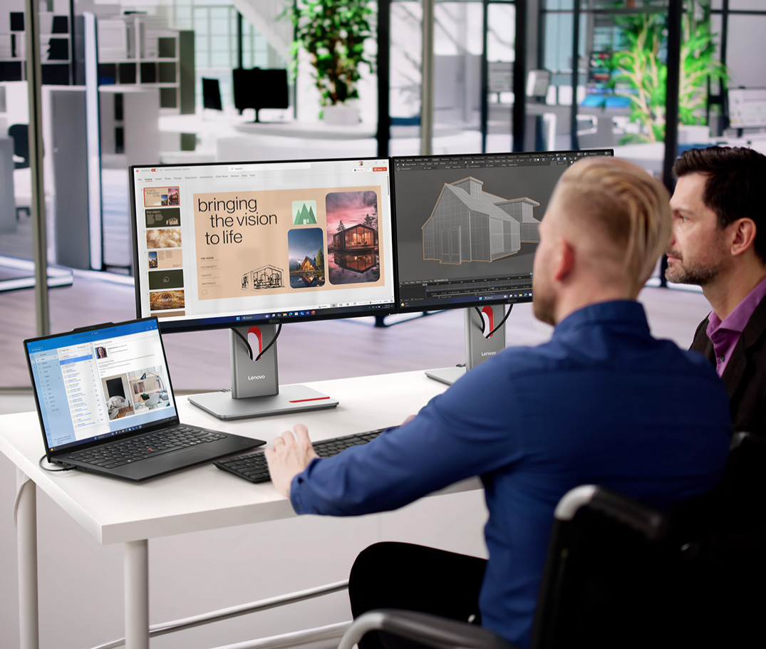 Lenovo ThinkVision - 次世代のディスプレイ パフォーマンス | レノボ