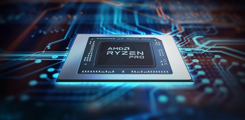AMD Ryzen PRO chip shot