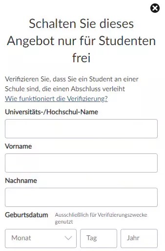 Verify with SheerID