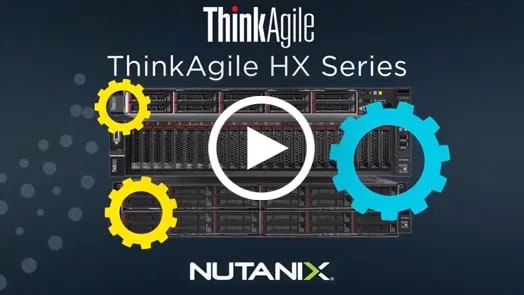 Lenovo ThinkAgile HX Series - front facing 3 stack