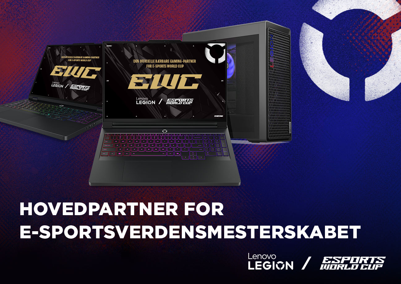 Lenovo Legion Laptops & Towers - The Official Gaming Laptop Partner of the Esports World Cup.