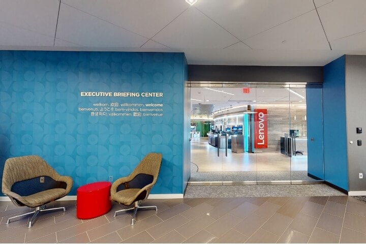 Entrance to the Lenovo Executive Briefing Center