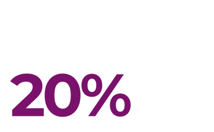 Twenty percent.