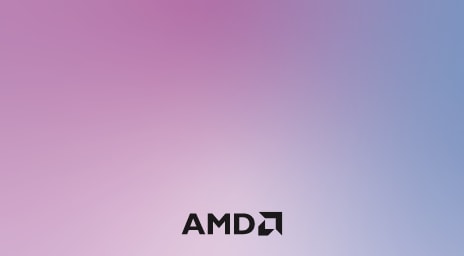 Abstract background with AMD logo