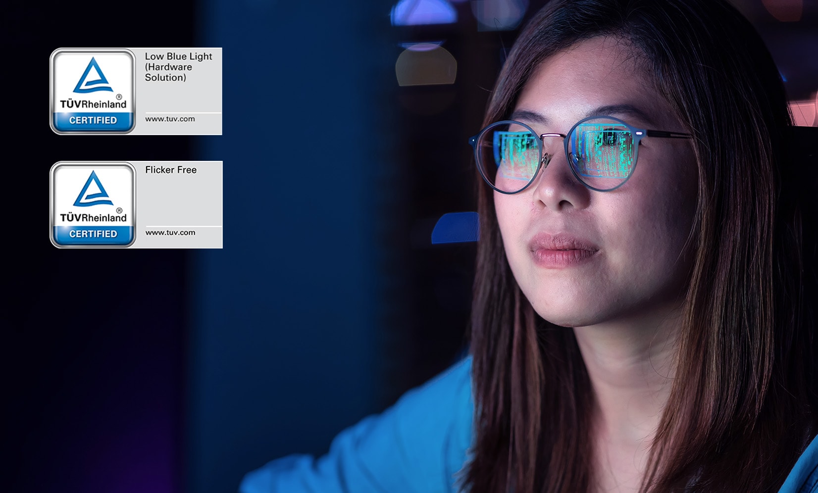 Eye-Strain-Reducing Technology