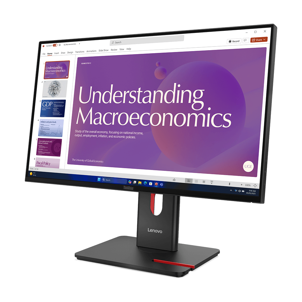 ThinkVision T24D-40(23.8型/1920×1080/IPS/USB-C/スピーカー/高さ・縦