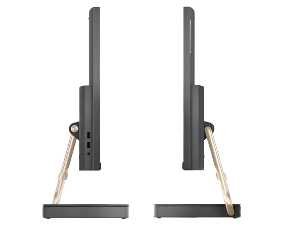 Two IdeaCentre AIO 5i Gen 6 (27'' Intel) facing each other showing left and right profile view
