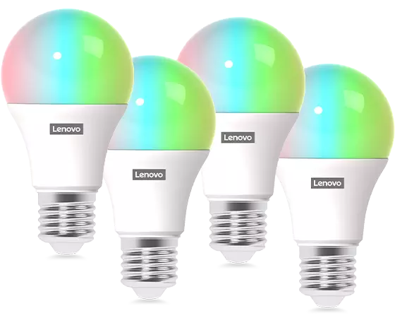 Image of Lenovo Smart Color Bulb - 4 Pack