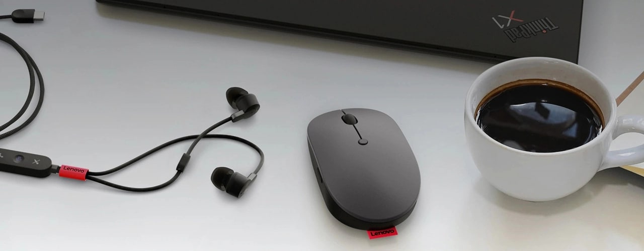 Lenovo Go USB-C Wireless Mouse closeup