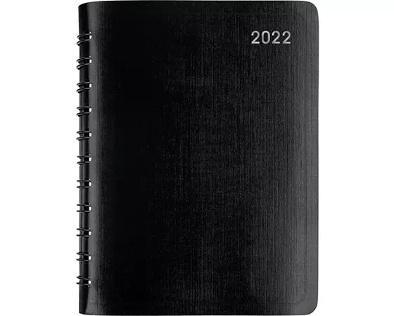 

Office Depot Brand Weekly/Monthly Planner, 4in x 6in, Black, January To December 2022, OD711500