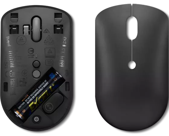 Lenovo 400 USB-C Compact Wireless Mouse, Black
