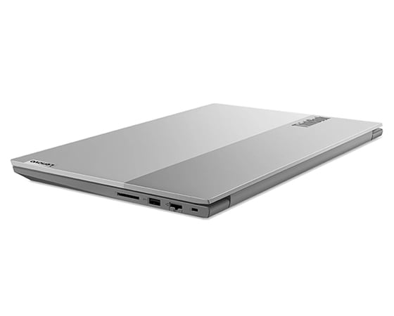 Portable Lenovo ThinkBook 15 Gen 4 (15 » AMD) - Vue arrière droite 3/4, couvercle fermé