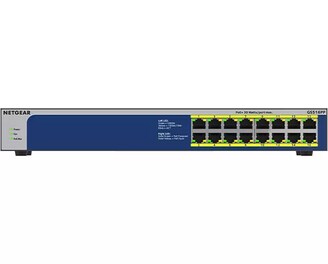 16-Port Gigabit Ethernet High-Power PoE+ Unmanaged Switch (260W