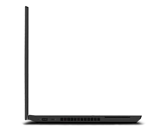 Rear view of ThinkPad P15v Gen 3 (15″ Intel) mobile workstation, closed, showing hinges and Nano-SIM card.