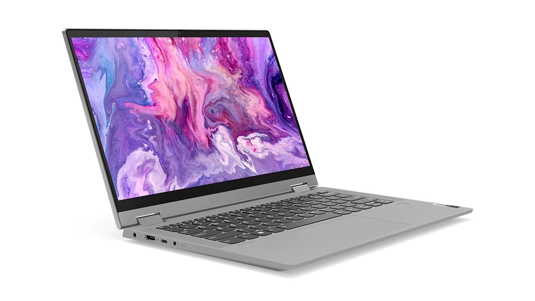 Left angle view of the 15-inch IdeaPad Flex 5 laptop