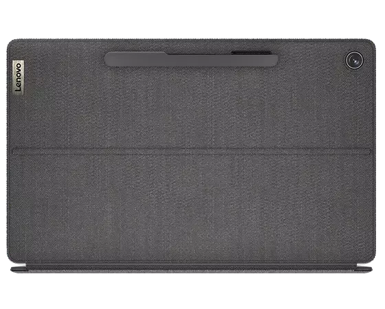 IdeaPad Duet 5 Chromebook Gen 6 (13″ QCOM), Storm Gray, rear view with folio case