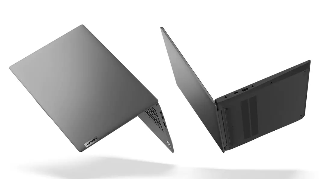 Angled views of the Lenovo IdeaPad 5 (15) laptop