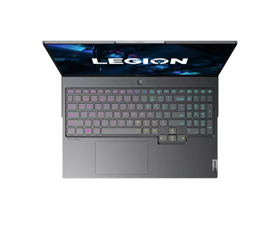 Legion 7i Gen 6 (16'' Intel) top cover open, top view