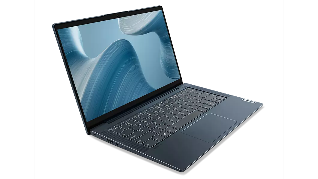 Abyss Blue IdeaPad 5i Gen 7 laptop facing right