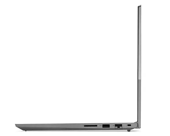 Lenovo ThinkBook 15 Gen 4 (15" AMD) laptop – right profile, lid open