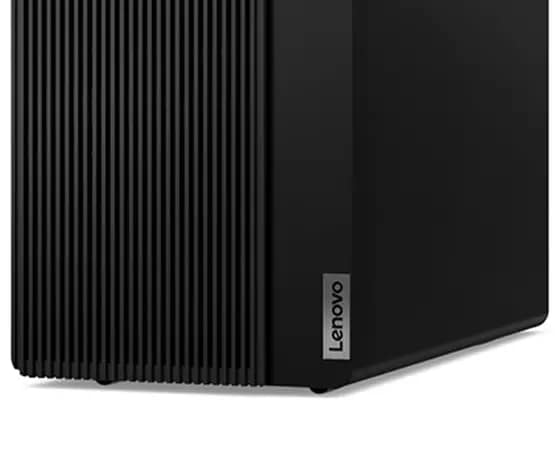 Lenovo ThinkCentre M80t close up of front lower panel