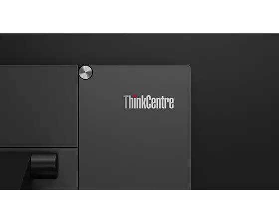 Lenovo Thinkcentre M90a AIO view of brand logo