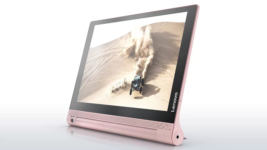 Lenovo Yoga Tab 3 (10) Rose Gold in Stand Mode 
