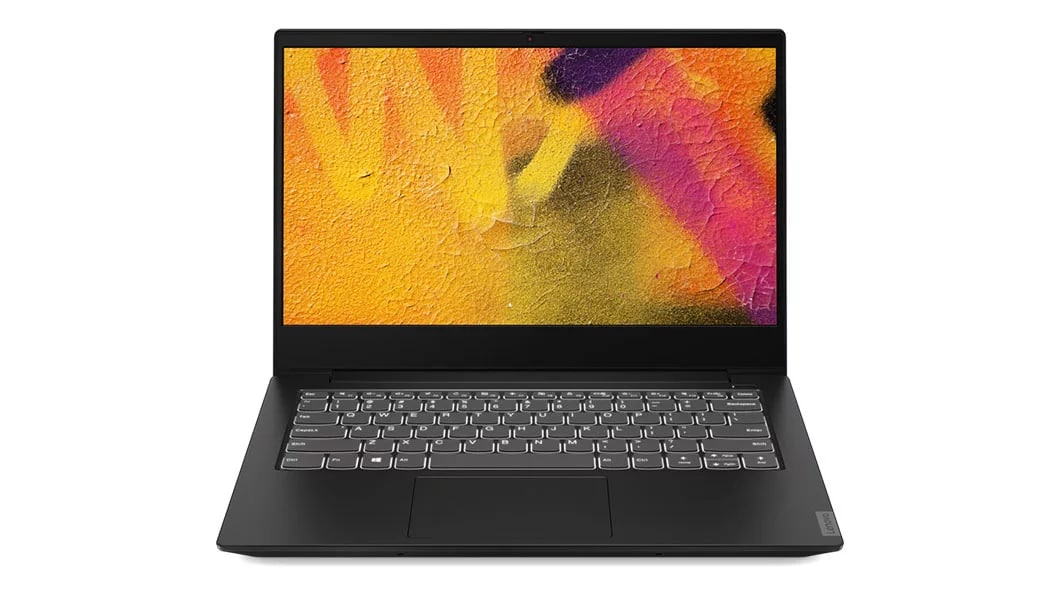 Lenovo IdeaPad S340 (14, AMD) front view showing display
