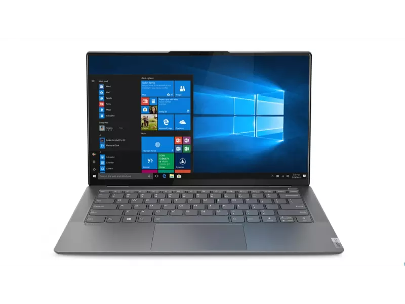 Lenovo Yoga S940 front view showing display