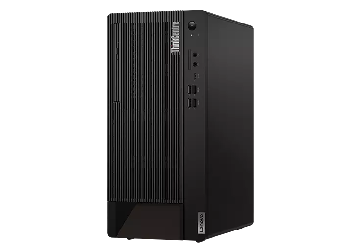 Front facing ThinkCentre M90t Gen 3 (Intel) Tower, showing front ports