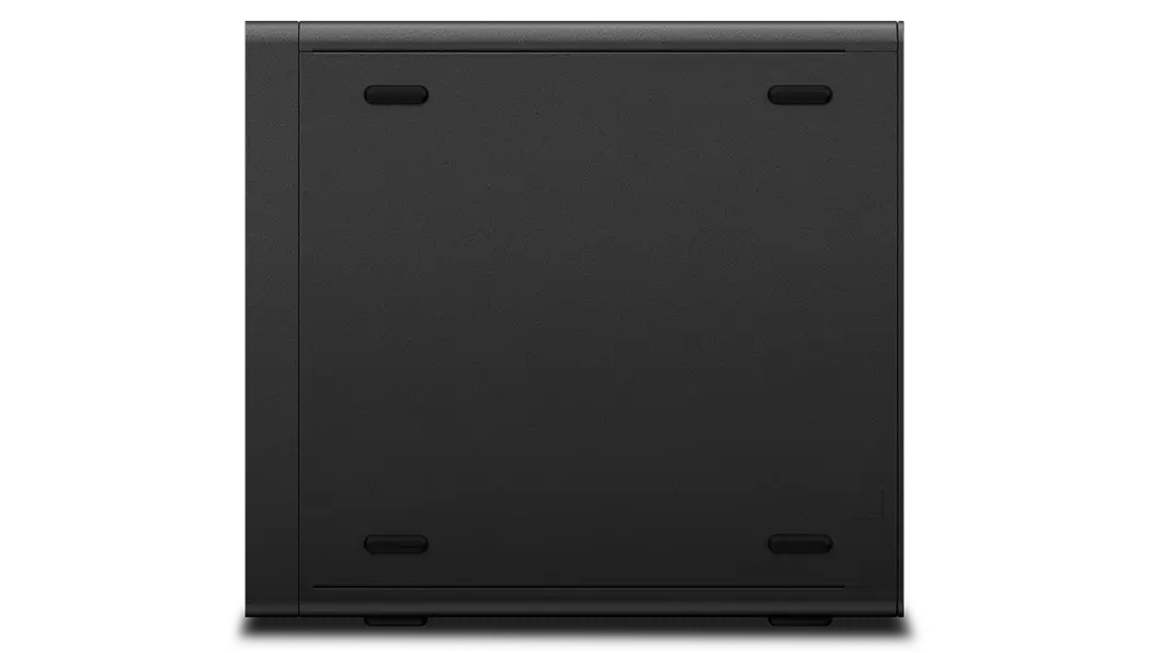 Bottom side of the Lenovo ThinkStation P360 Ultra workstation.