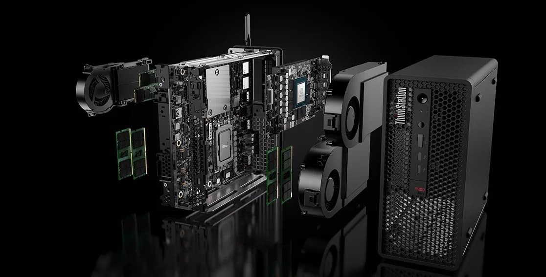 ThinkStation P360 Ultra (Intel) | Industry-first ultrasmall