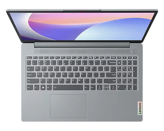 Ansicht der Tastatur des Lenovo IdeaPad Slim 3i Gen 8 Notebooks.