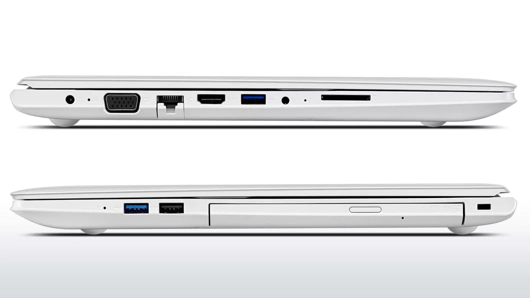 Lenovo Ideapad 510 (15) in White, Left and Right Side Ports Detail Thumbnail