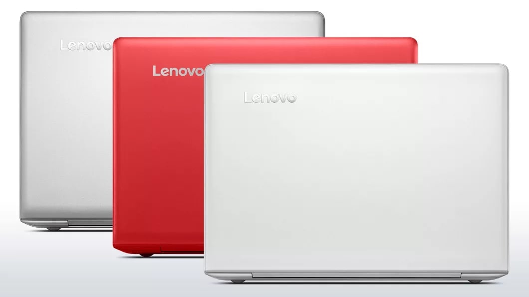 Lenovo Ideapad 510S (14) in White, Red, and Silver