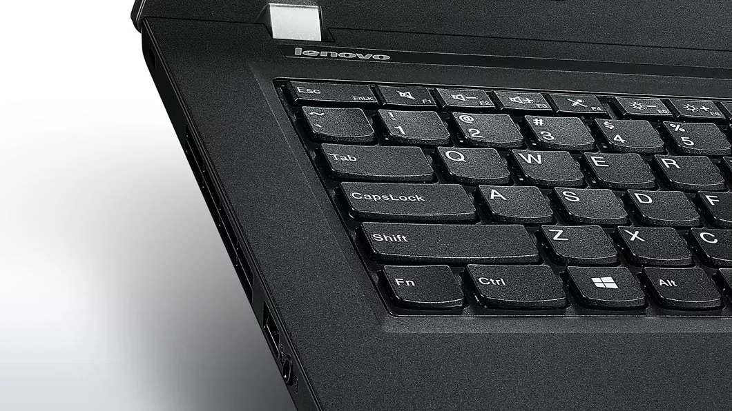 Lenovo ThinkPad E450 Detail Left Side View of KeyBoard and Ports