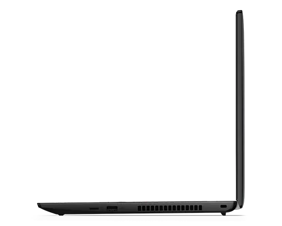 Lenovo ThinkPad L15 Gen 4 (15" AMD) Notebook – Ansicht von rechts, Gehäusedeckel geöffnet