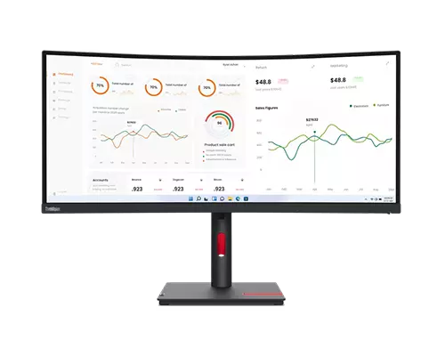 ThinkVision T34w-30(34型/3440×1440/VA/USB-C) | レノボ・ ジャパン